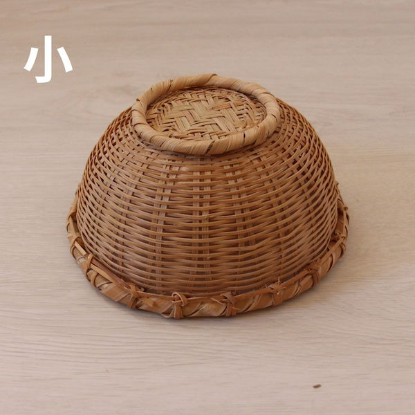 竹かご/竹ざる 深め鉢型（大/小）