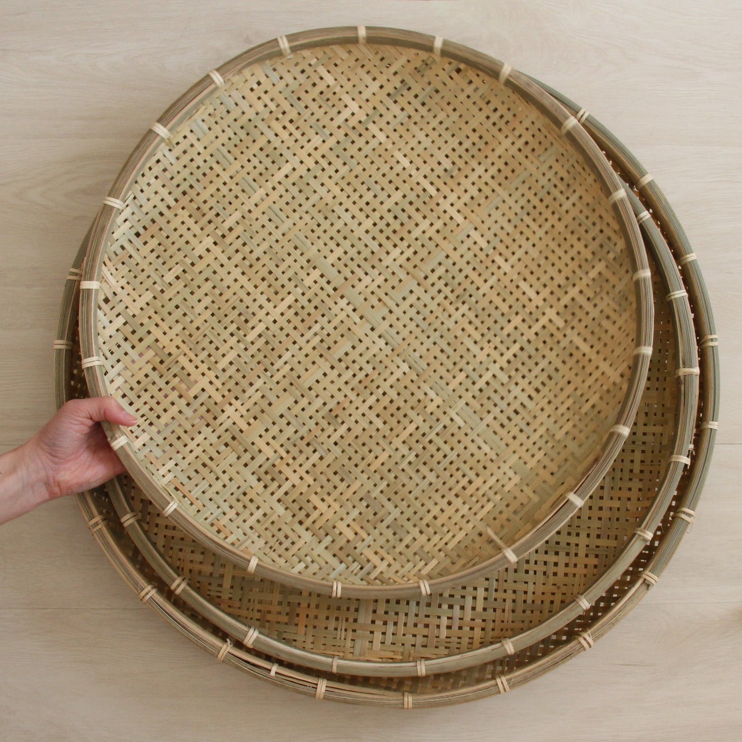 竹製 干しざる 49/54/60cm